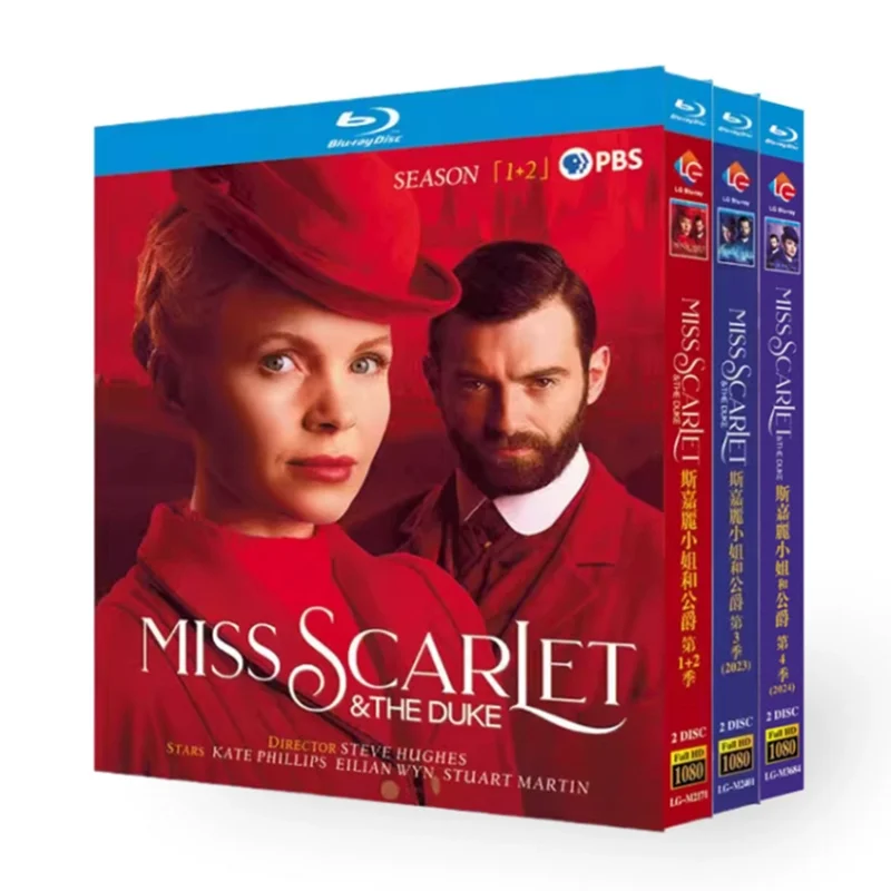 

Miss Scarlet and the Duke Season1-4 Blu-ray Disc