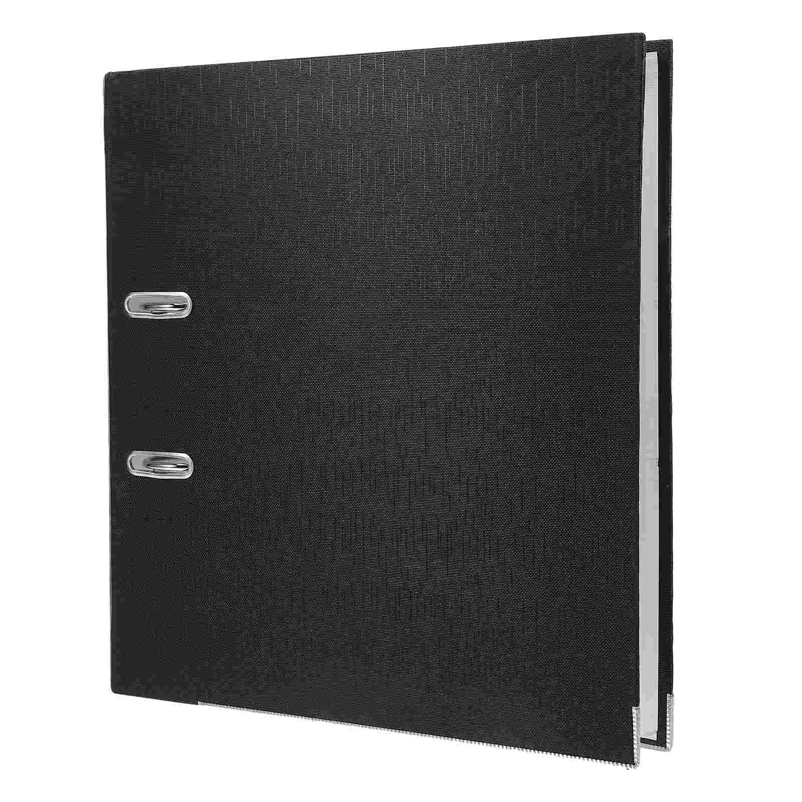 

Stand Upright File Folder Document Organizer Lever Arch Office Folders Finger Grip Hole