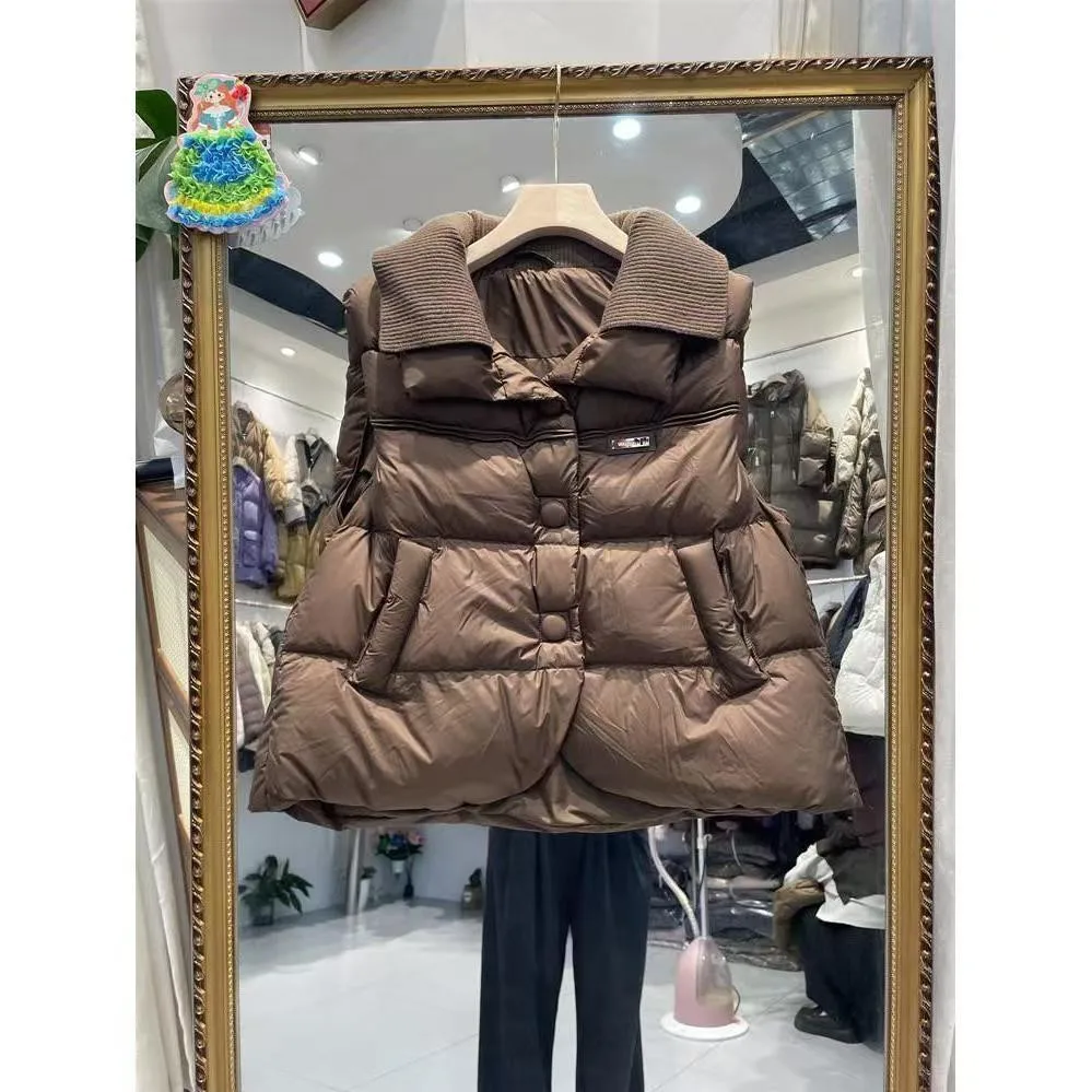 2026 Winter Down Jacket For Women Stylish And Beautiful Double-Shoulder Blouse-Style Coat Loose And Casual Cotton Suit M-3XL