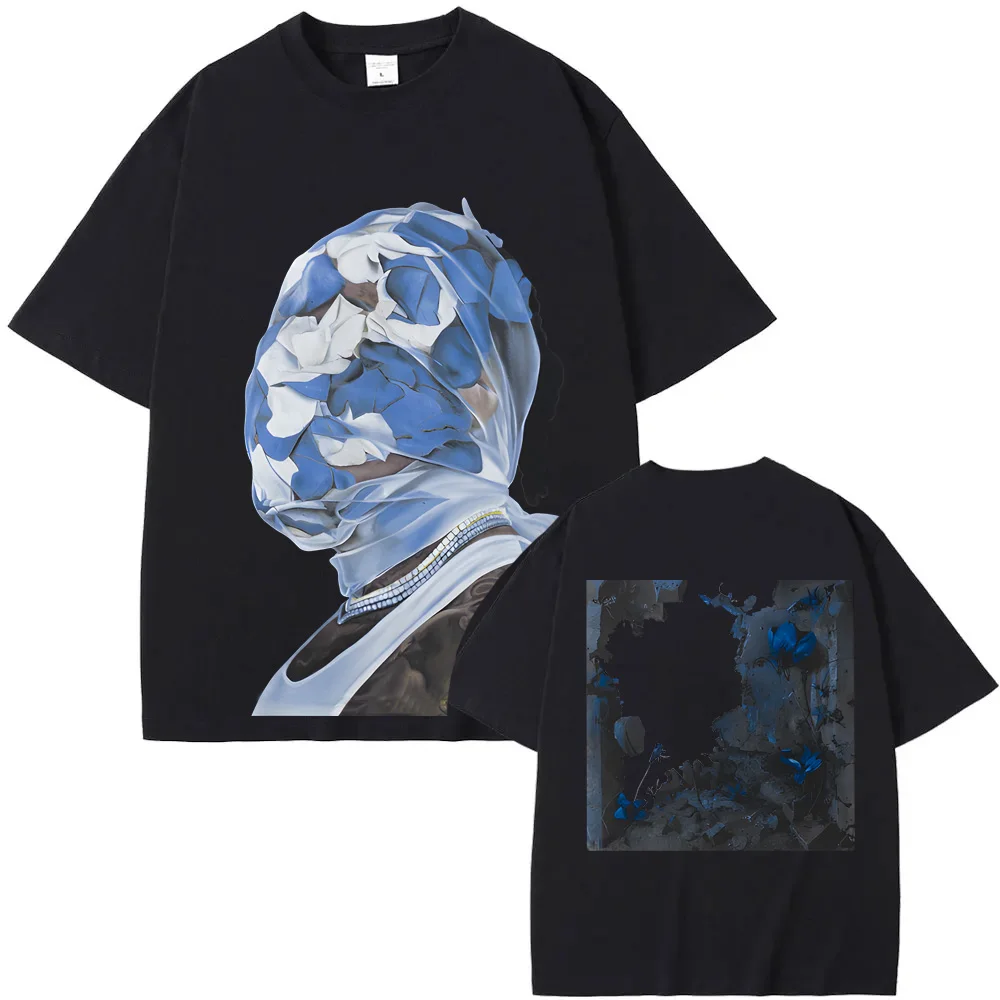 تي شيرت واحد من WUN ذو وجهين لمغني الراب Gunna نفس الموقع الرسمي 100% قطن عالي الجودة تي شيرت صيفي برقبة دائرية تي شيرت نسائي