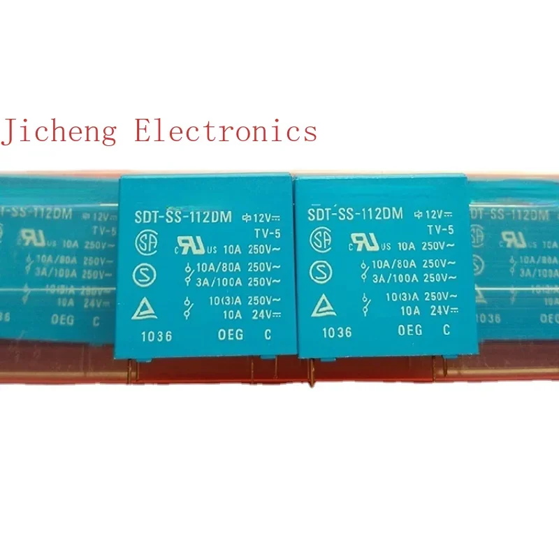 The New Original Relay SDT-SS-112DM 12VDC 10A Set Of  Is Normally Open.
