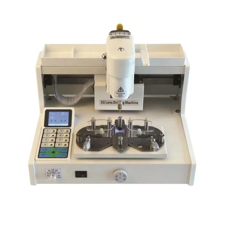 Optical Glasses Equipment Auto Lens Drilling Machine NH-3G For Sale