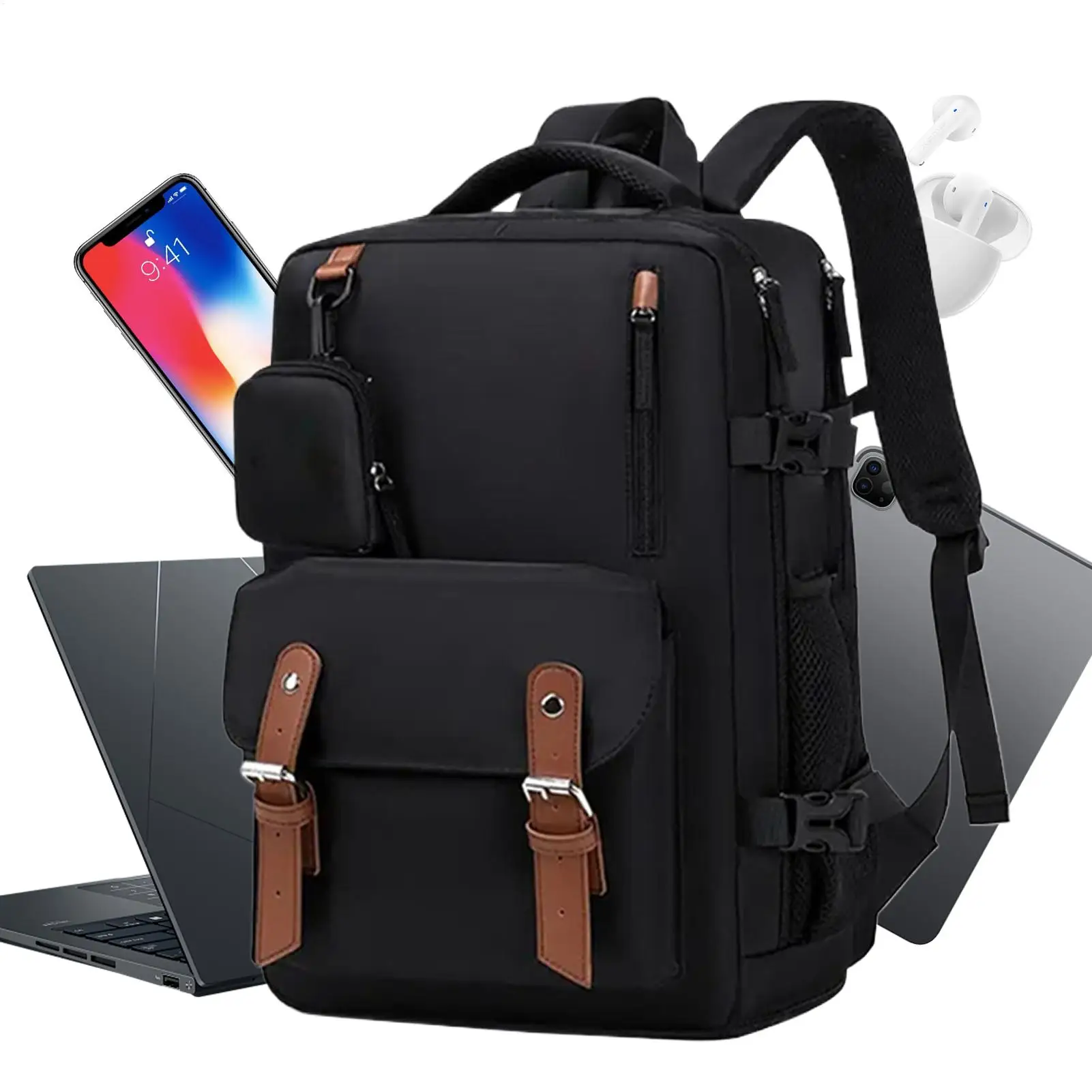 

Travel Backpack For Men Waterproof Casual College Bookbag School Work Bookbag For Girls Boys Men Computer Hiking Airplane