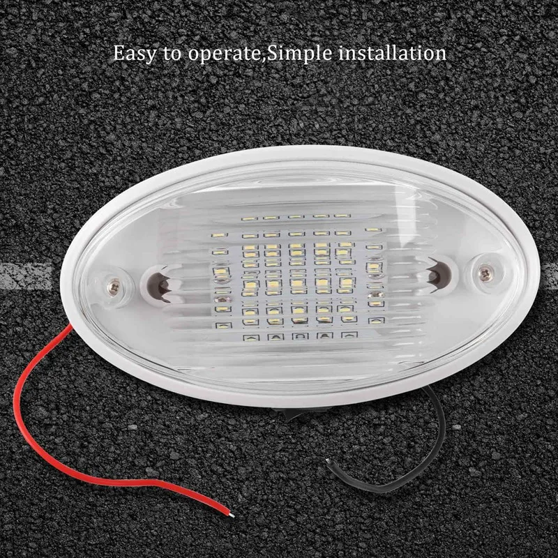 12V LED Light With Switch Caravan Motorhome Boat Awning Annex Tunnel Boot