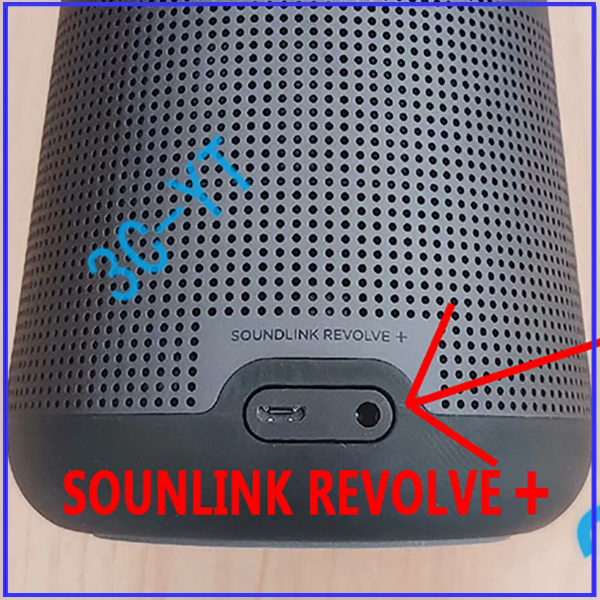 เต้ารับสำหรับชาร์จพอร์ตชาร์จไมโครของแท้1ชิ้นสำหรับ Bose SoundLink revve + บอร์ดชาร์จ