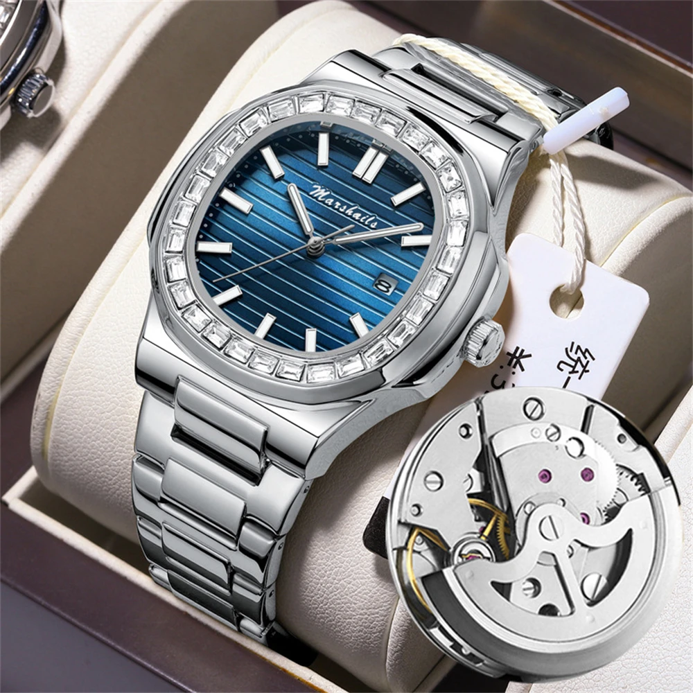 Watch Shell Hollow Design For Men 2024 Luxury Business Sports Watches Fashion Quartz Steel Waterproof WristWatch reloj hombre