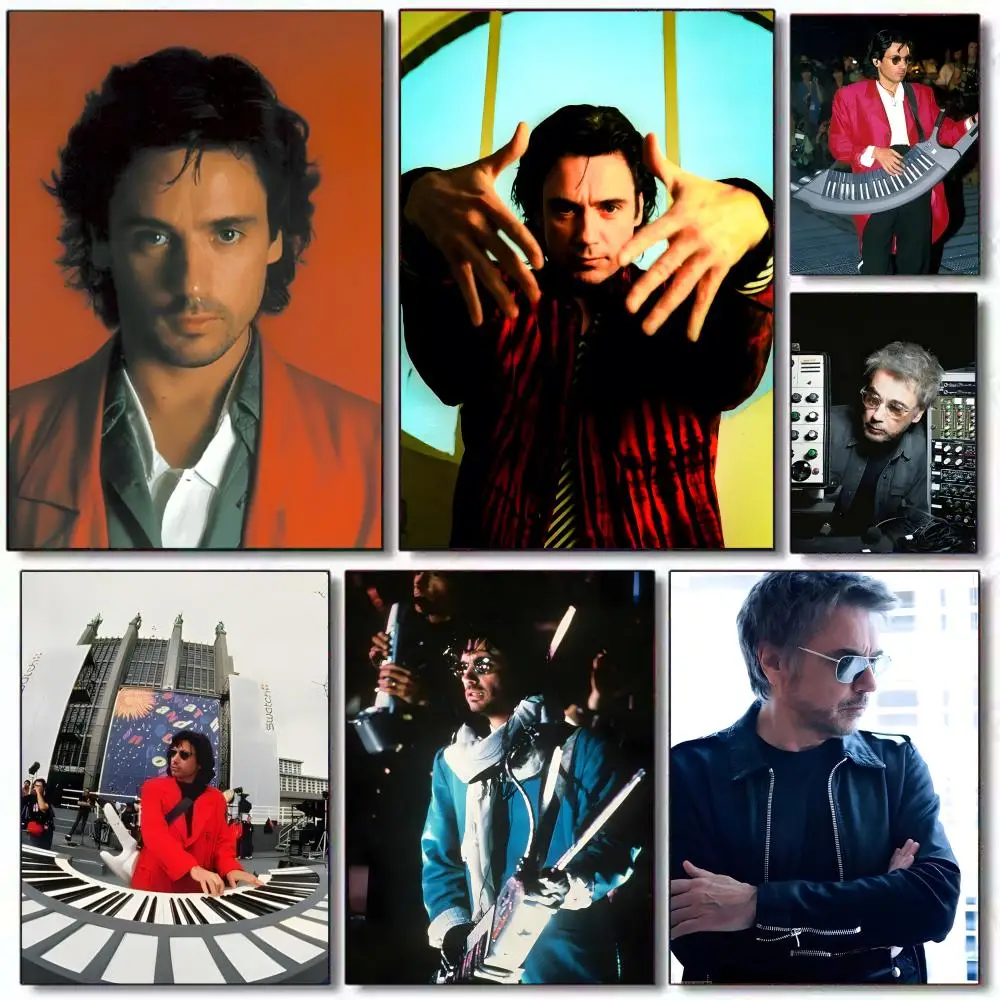 Pôster Jean-M-Michel Jarre com impressões, pintura adesiva, decoração para casa, quarto, sala de estar, presente
