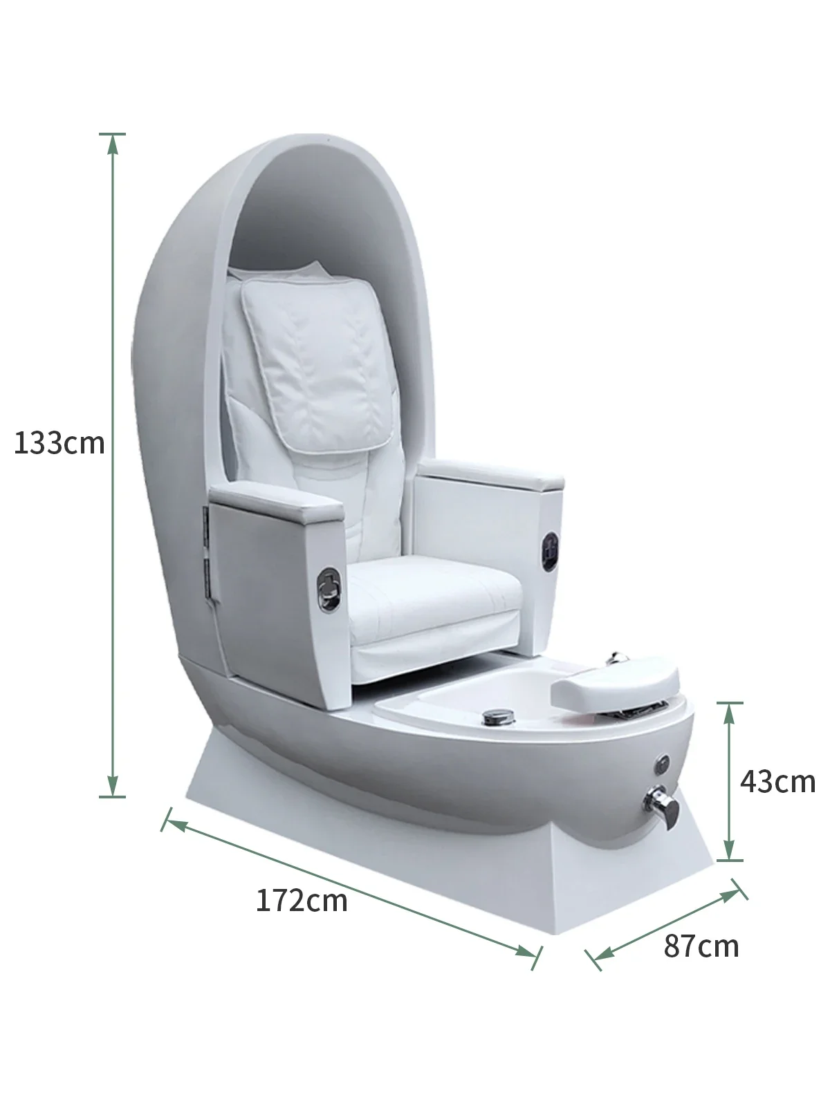 Foot Therapy Electric Massage Chair Space Module Egg shaped Hand and Foot Care Multifunctional Foot Wash