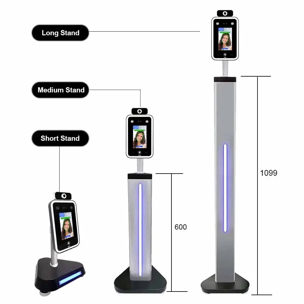 

Biometric Reader Wdr Ai Facial Recognition Access Control System Touch Screen Time Attendance Wireless Face Recognition Reader