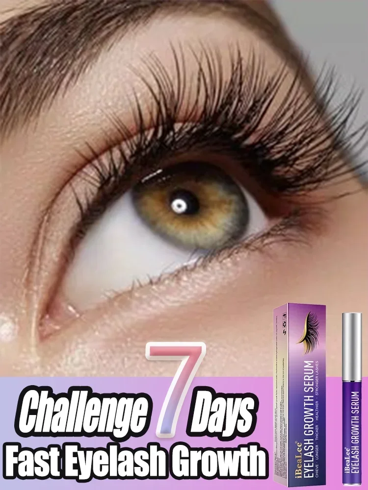 Fast Eyelash Growth Serum 7 Days Natural Eyelash Enhancer Longer Fuller Thicker Lashes Treatment Products Eye Care Makeup