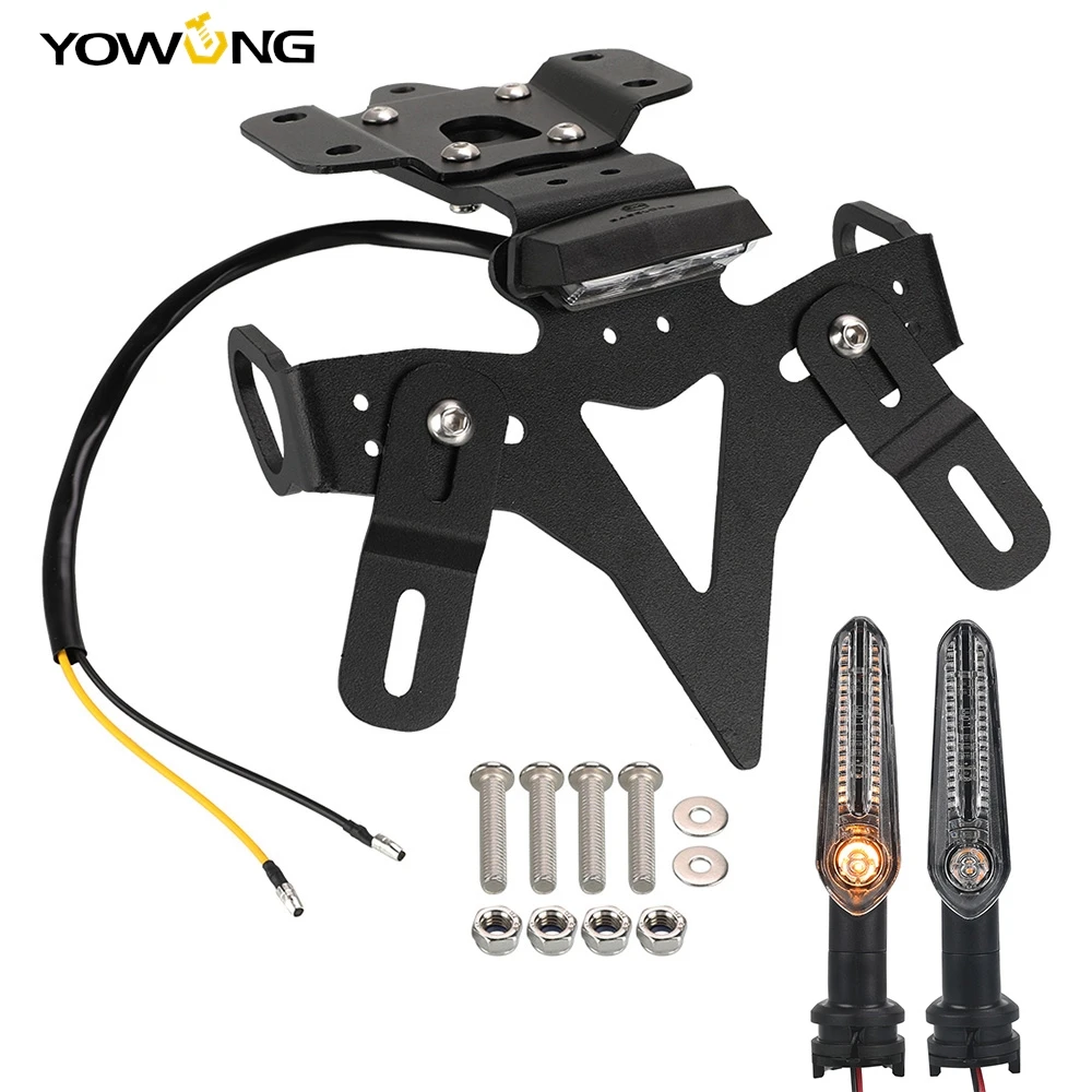

MT07 Motorcycle License Plate Holder Fender Eliminator Registration Bracket For Yamaha YZF R7 2021-2024 2025 2026 MT-07 FZ-07