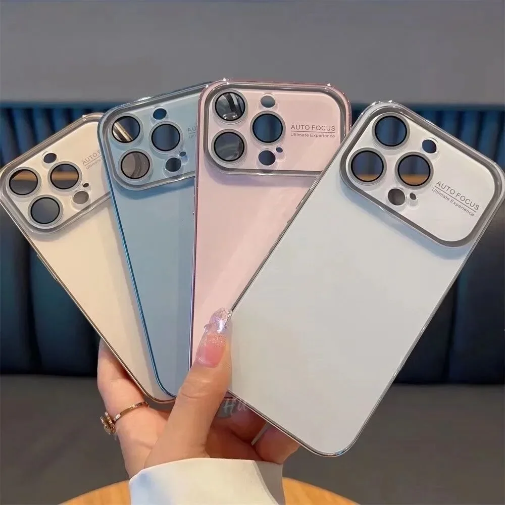 

For IPhone 17 Promax Case Fashion Liquid Silicone Case for IPhone11 12 13 14 15 16 Pro Max Big Window Soft Shockproof Full Cover