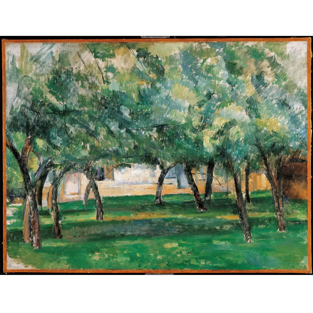 Farm in Normandy by Paul Cézanne Hand painted landscape oil painting on canvas World famous painting reproduction Wall decor art