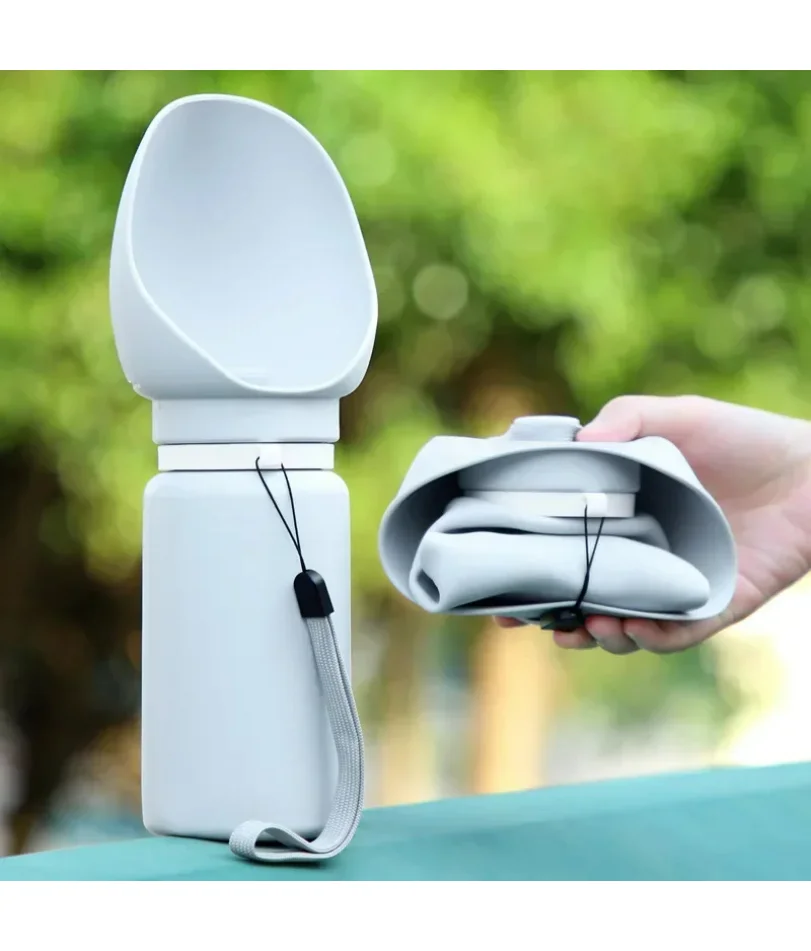 

Silicone Portable Pet Water Cup Outdoor Travel Collapsible Leakproof Dog Water Bottle Bowl for Hiking