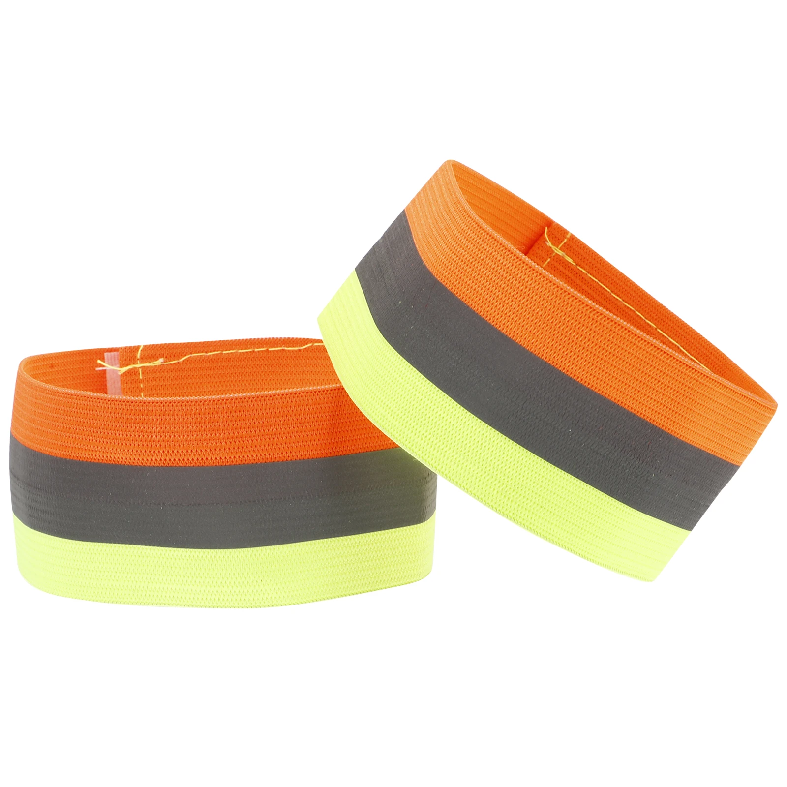 

Reflective Arm Straps ange Yellow Safety Bands Adjustable Elastic Bracelets Night Running Cycling Outdoor Gear High Visibility