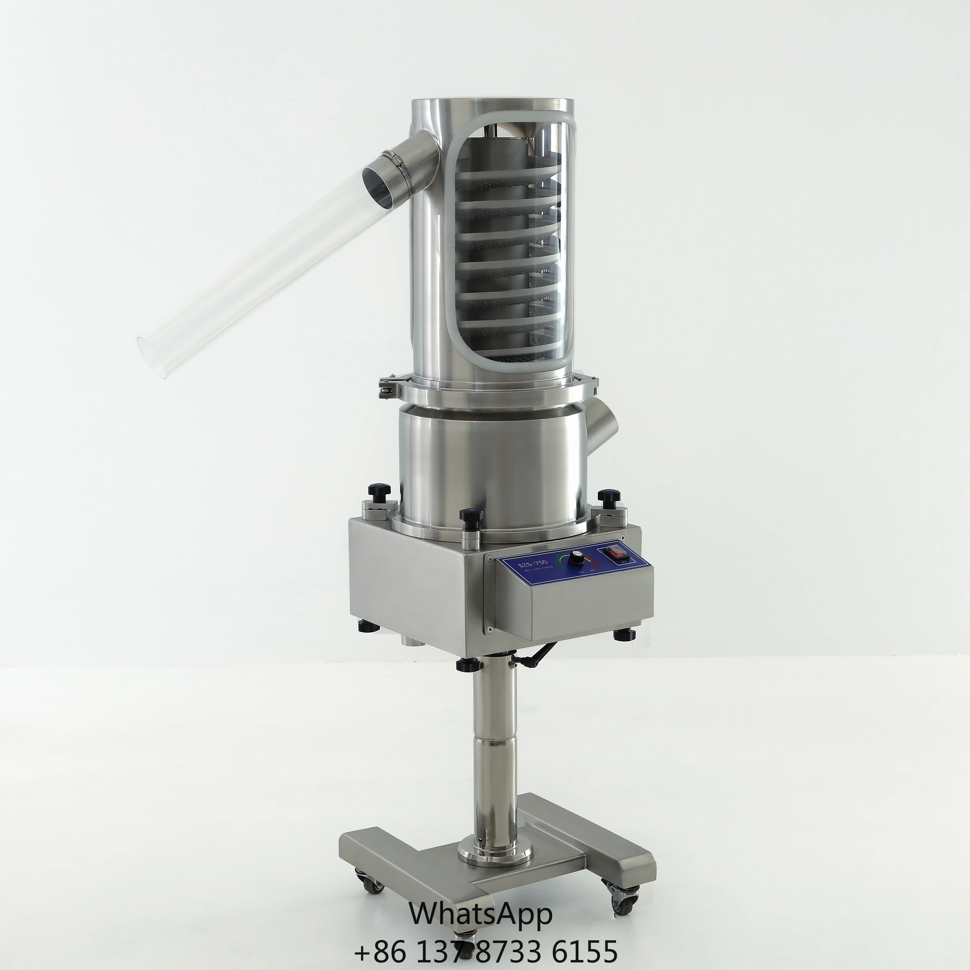 High Production Tablet Deduster Upward Rotating Screening Machine Dust Removal And Powder Removal Equipment