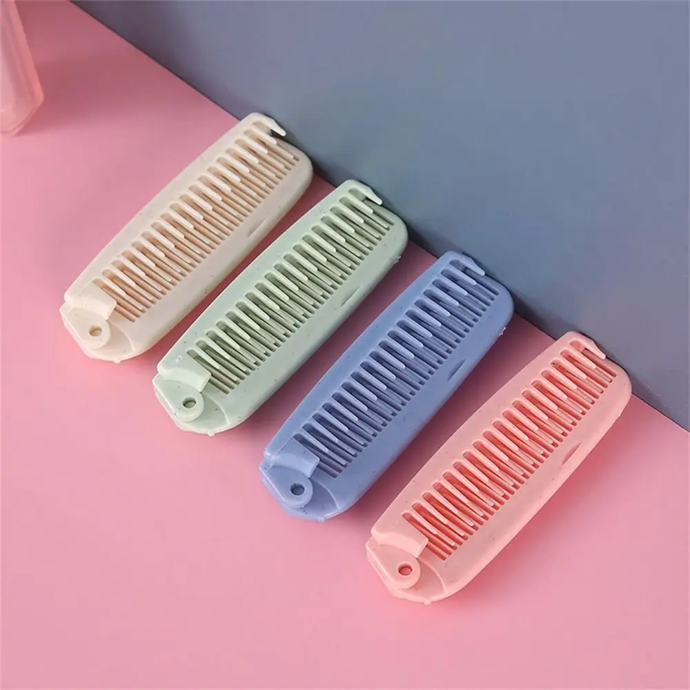 Massage Foldable Hair Comb Portable Hair Styling Detangling Hair Brush Professional Anti-knot Folding Comb Women Girls