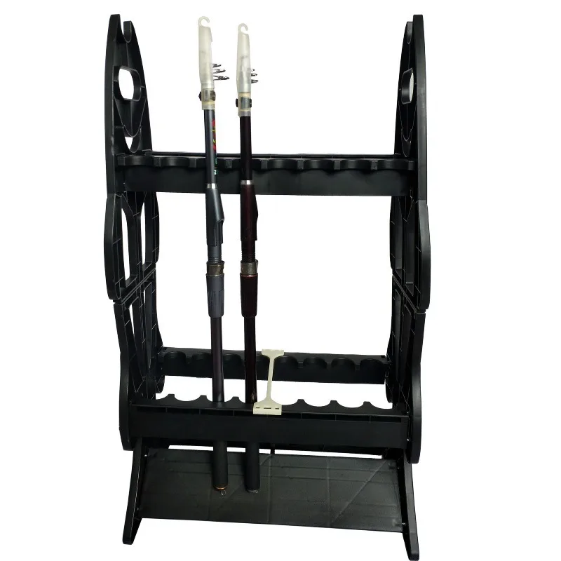 

Fishing Rod Display Rack Lure Rod Sea Rod Storage Rack Plastic Fish-shaped Fishing Rod Storage Rack Fishing Accessories