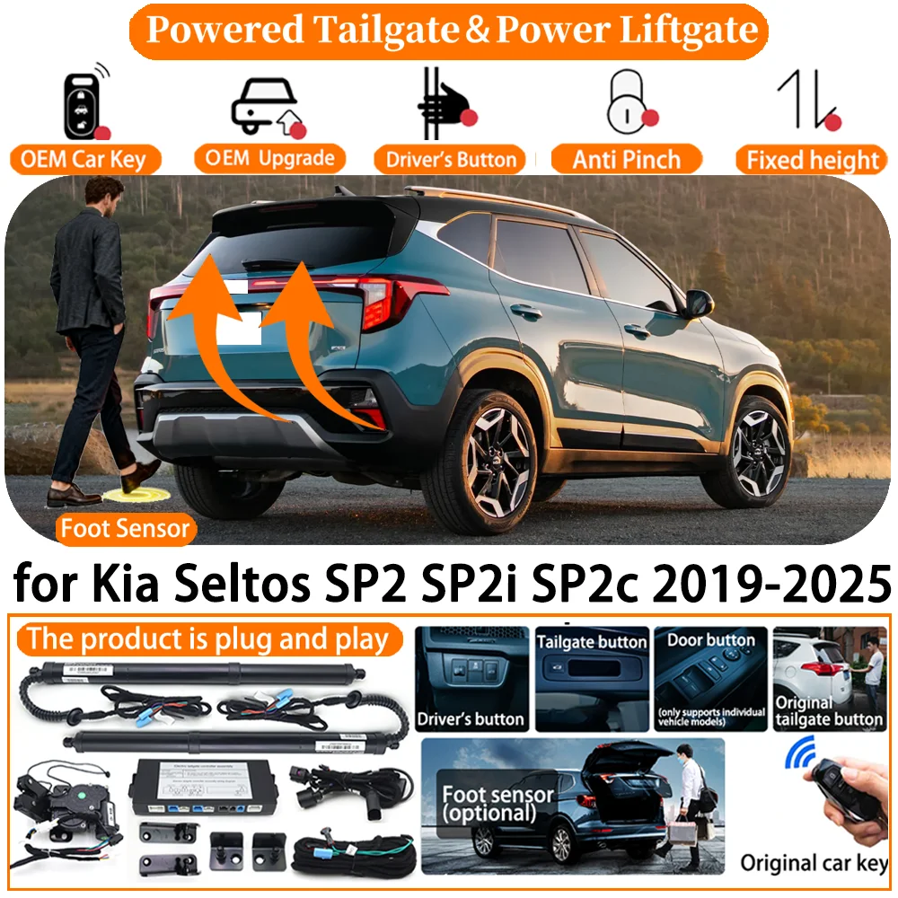 

Car Smart Powered Tailgate system for Kia Seltos SP2 SP2i SP2c 2019-2025 Automatic Electric Power Tailgate Tail Gate Lift kit