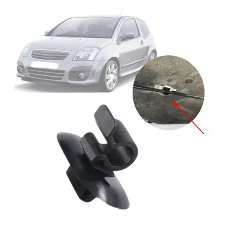 Hood Rod Bonnet Support Clips For Citroen Berlingo C2 C3 C4 C5 AX Berlingo B9 Eurovans Saxo Peugeot 1007 106  Vauxhall Vivaro