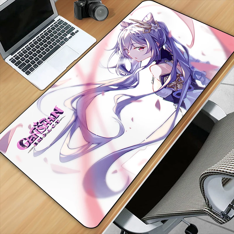 Game Genshin Impact Art HD Printing XXL Mouse Pad Gamer Accessory Hot Large Desk Pads Computer Lock Edge Keyboard Non-slip Mat