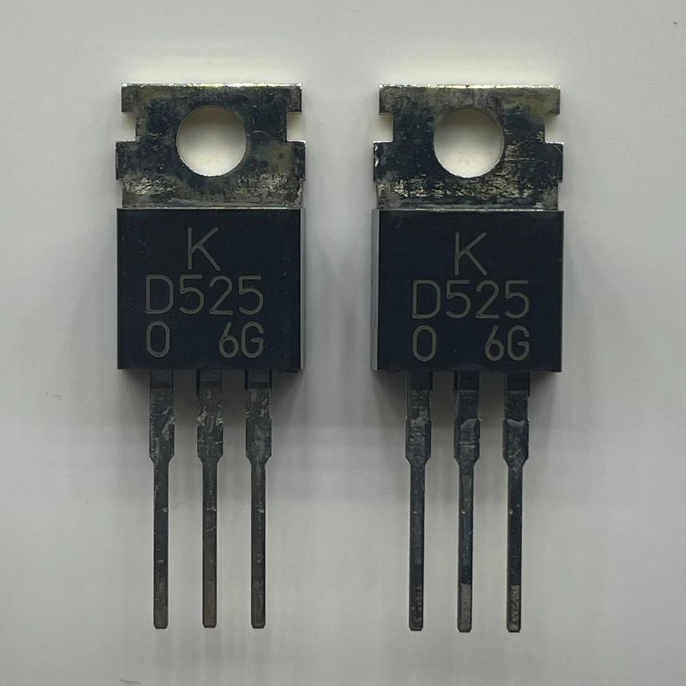 5PCS/ imported 2SD525 D525 TO-220 NPN silicon power transistor 100v 5A triode straight shot