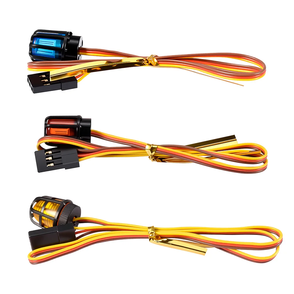 AUSTARHOBBY Jasne Lampy LED Alarmowe CH3 z Efektem Stroboskopu do Traktorów RC, Koparek Policyjnych i Pojazdów Budowlanych