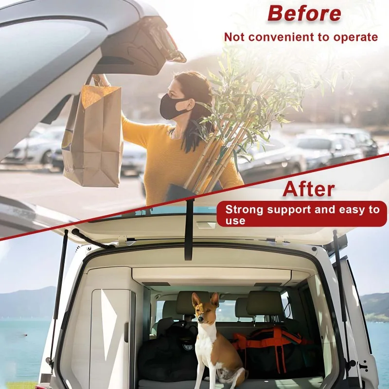 2 قطعة الباب الخلفي الغاز صدمة المثبط تبختر رفع دعم ل 2016 2017 2018 2019 هوندا HR-V HRV (RU) عربة تمديد الطول: 53 مللي متر