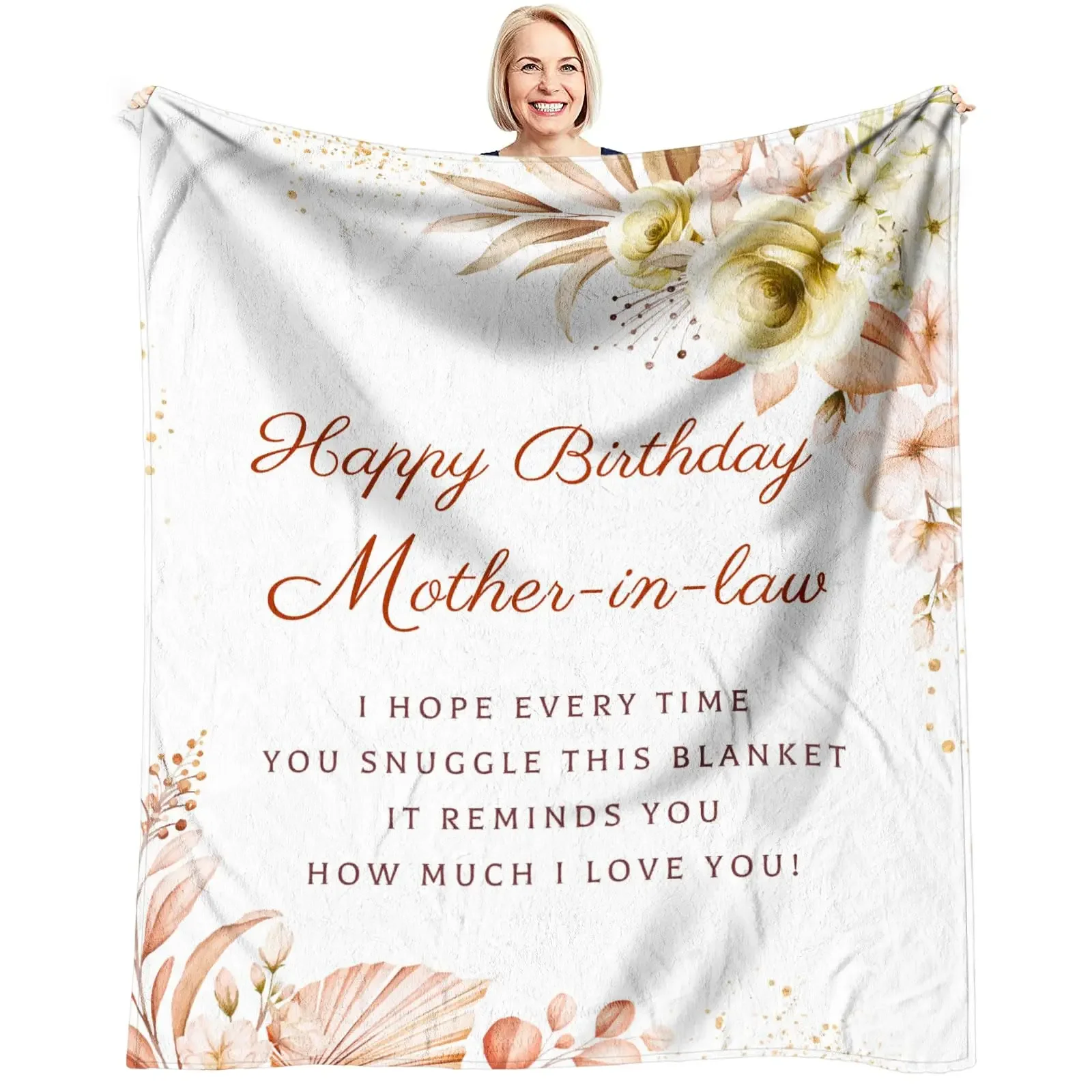 Birthday Gift Blanket for Mother and Daughter, Thanksgiving Gifts