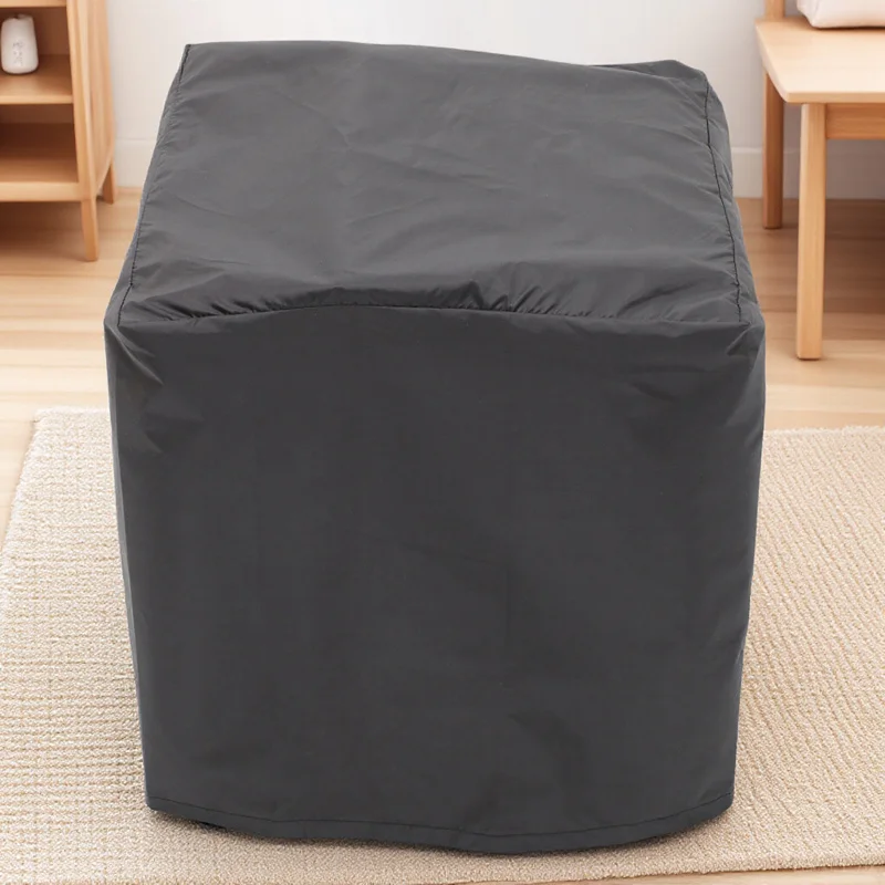 Cubierta para mesa de té al aire libre, duradera, impermeable, negra, pequeña, resistente a la intemperie, para jardín, Patio, portátil, plegable, lluvia y nieve