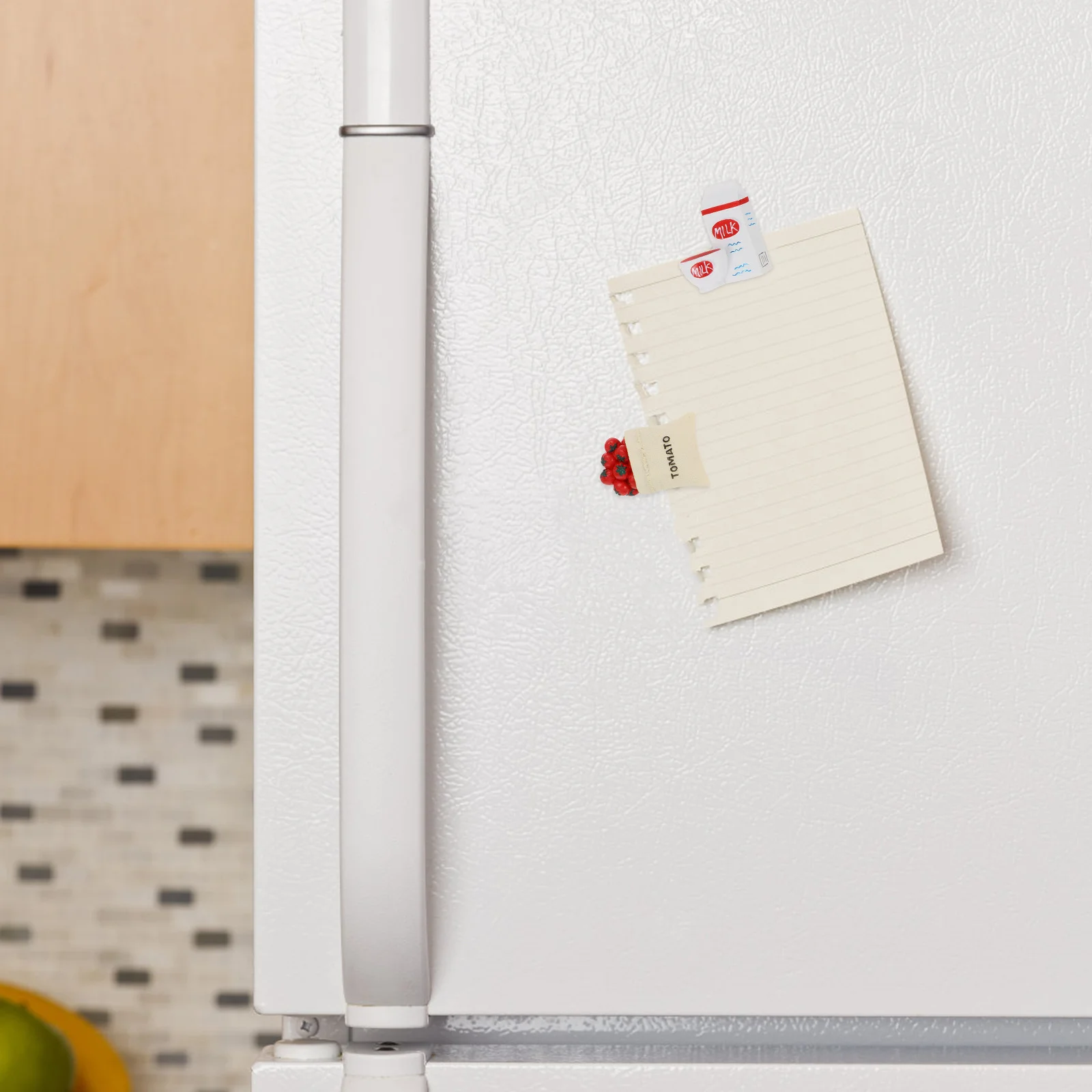 

6Pcs Fridge Magnet Stickers Creative Breakfast Shape Refrigerator Stickers Household Kitchen Decoration Lovely Fridge Decors