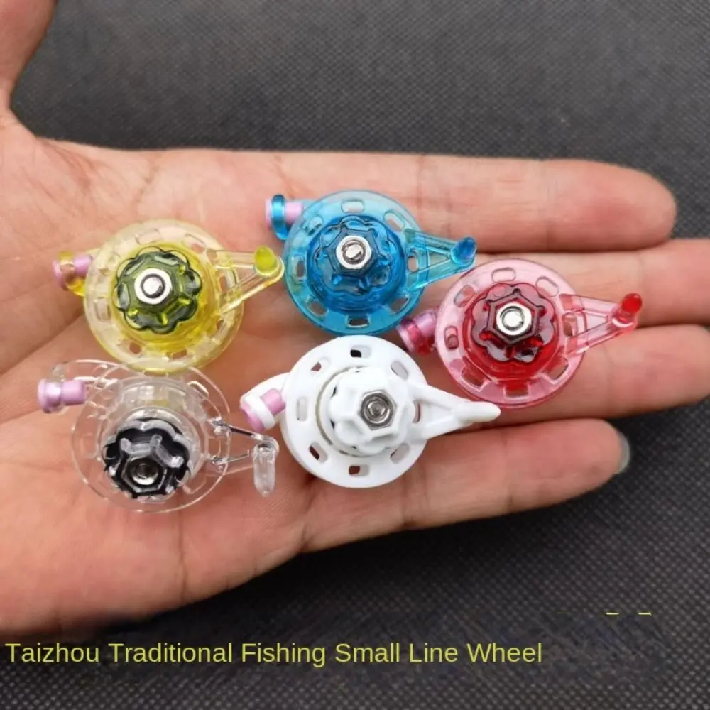 

Reel Ice Fishing Wheel Mini Casting Fishing Reel Smooth Handle Braking Plastic Spool Metal Bait casting Reels