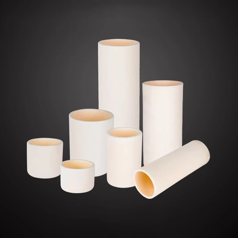 5ml-1000ml Muffle Furnace Cylindrical Crucible 99% Alumina Corundum Crucible with High Temperature Resistance of 1600 ° C