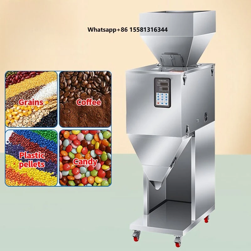 Semi-Automatic Single Head Weighing and Sorting Machine for Seed Rice Metal Bean Tea Powder Granular Food Packaging