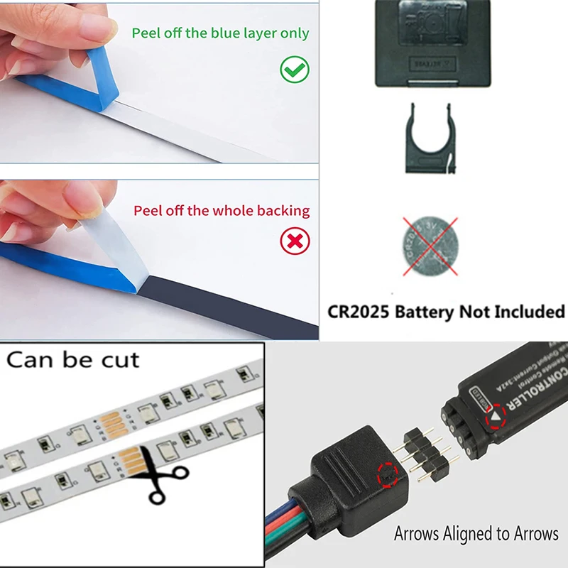 LED Strip Light RGB USB LED Lights Flexible Lamp Tape 5050 Diode Bluetooth APP Control 5V Desk Screen TV Backlights Decoration