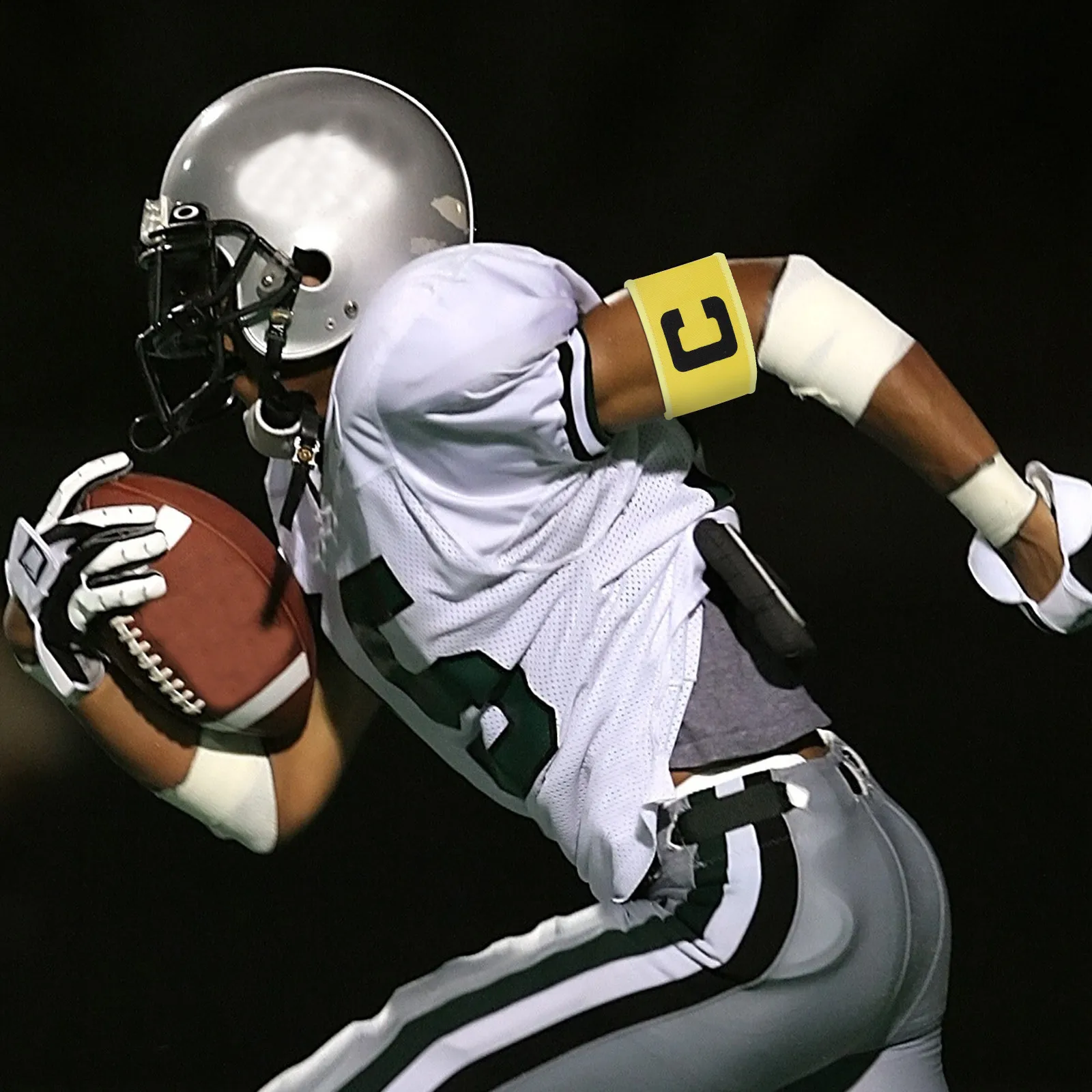 

2pcs Football Captain Armband Non-Slip Portable Soccer Armbands For Basketball Baseball Hockey Multi-Function Sports Accessory