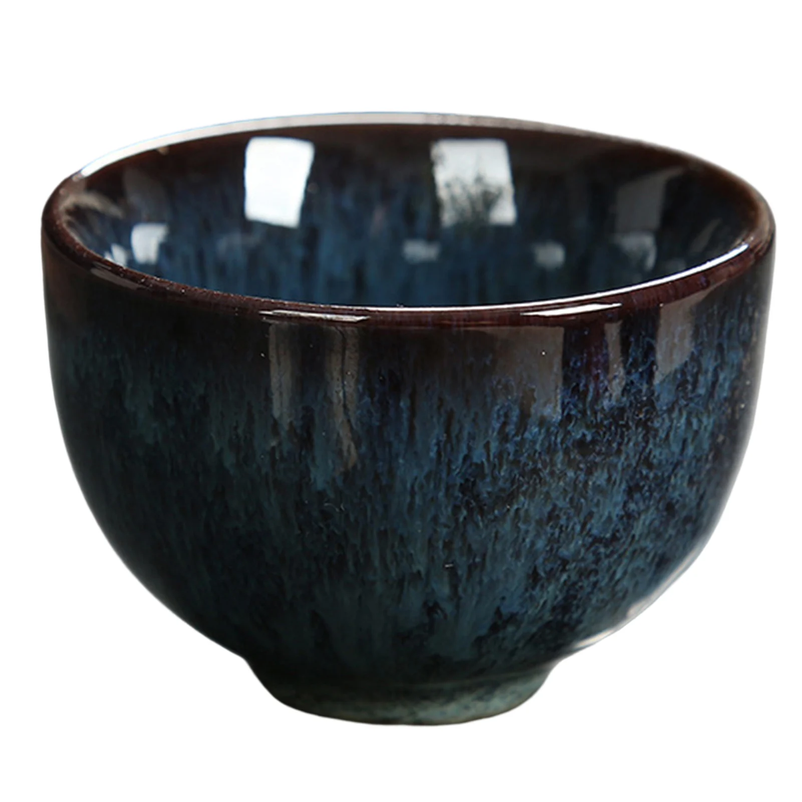 Mini tazón de té de cerámica hecho a mano, taza de té japonesa Mate, taza de Sake para beber vino, leche y café