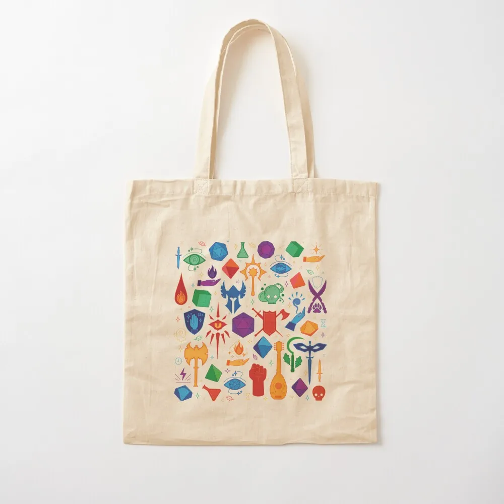 

DnD Forever - Color Tote Bag custom bags Fabric bag Shopping bags cloth bag woman Canvas Tote