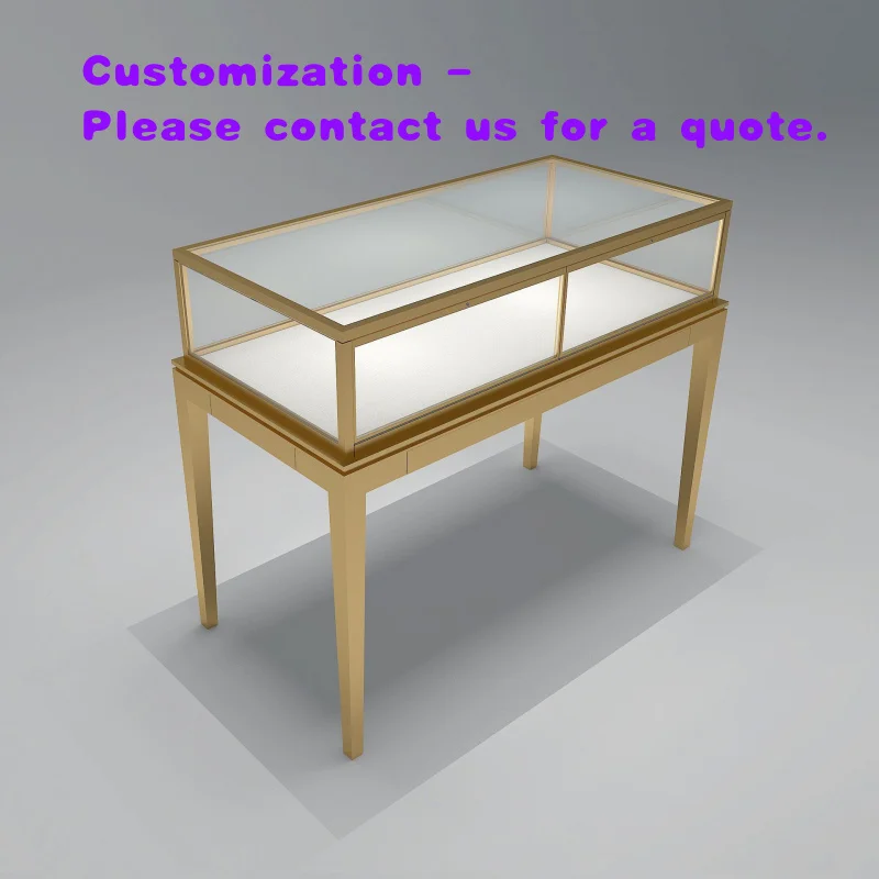 

Стойка-витрина Custom.HongMing для ювелирных изделий, с запираемой стеклянной задней панелью, светодиодной подсветкой и регулируемыми полками.