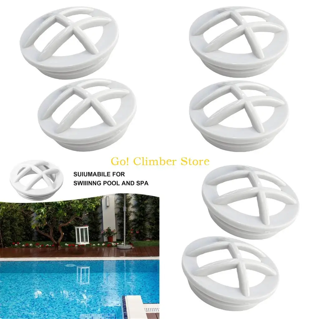 Q84C Plastic Swimming Pool Water Inlet Cover Pool Inlet Grate Water Circulation