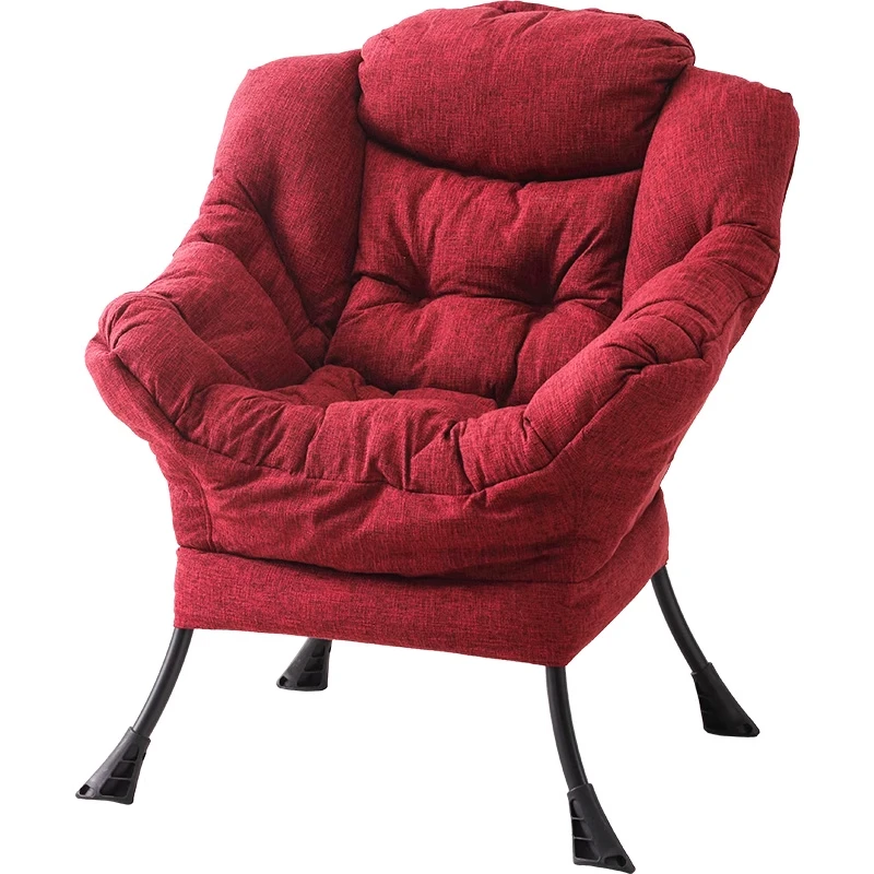 Modern leisure bean bag chair foldable sofa bed home living room fabric upgrade computer chair