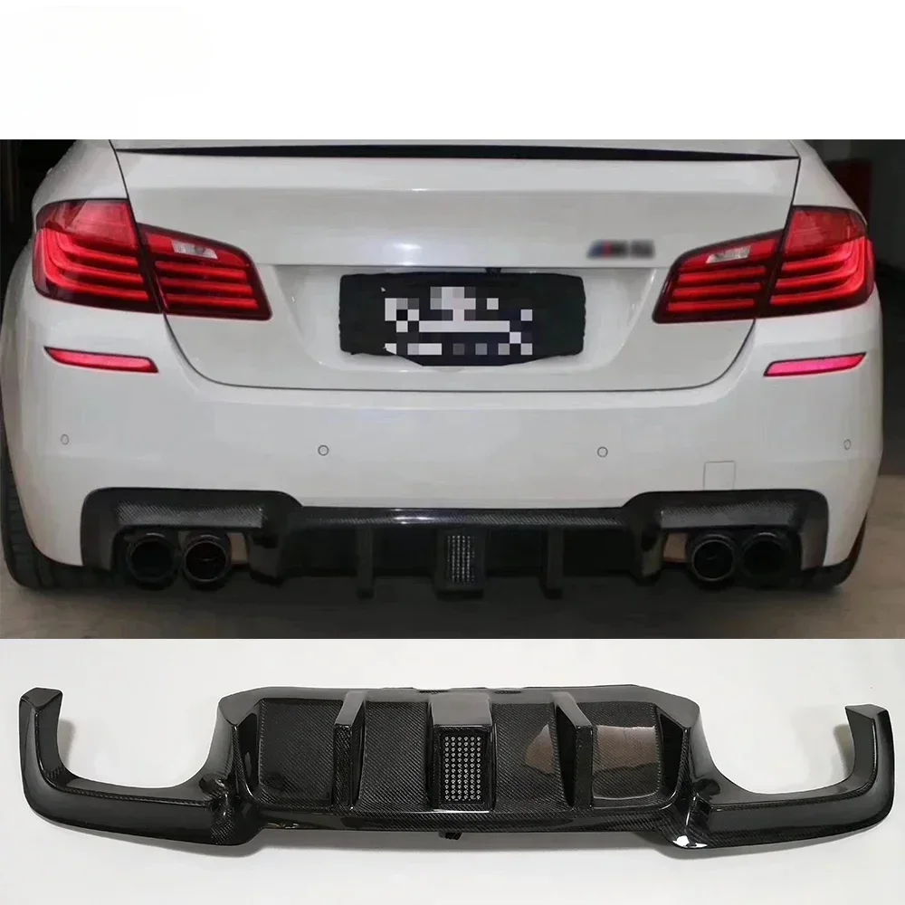 

3D Carbon Fiber with led M5 type Rear Diffuser for BMW F10 F18 10-16