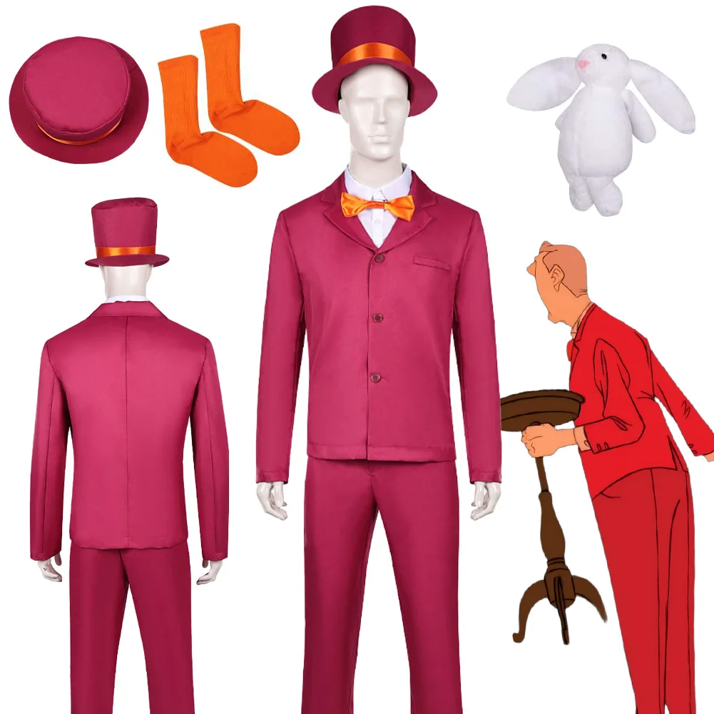 

Fancy Dress Magician L'Illusionniste Cosplay For Men Suits 2010 Movie The Illusionist Costume Man Roleplay Fantasia Party Outfit