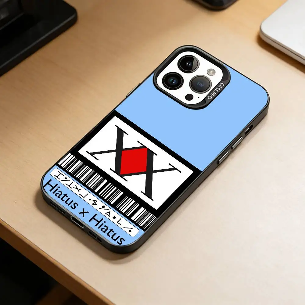 HxH Hunter X License  Phone Case For iPhone 17,16,15,14,13,12,11 Plus,Pro Max,XS,Colorful Silver Phone case Funda Cover