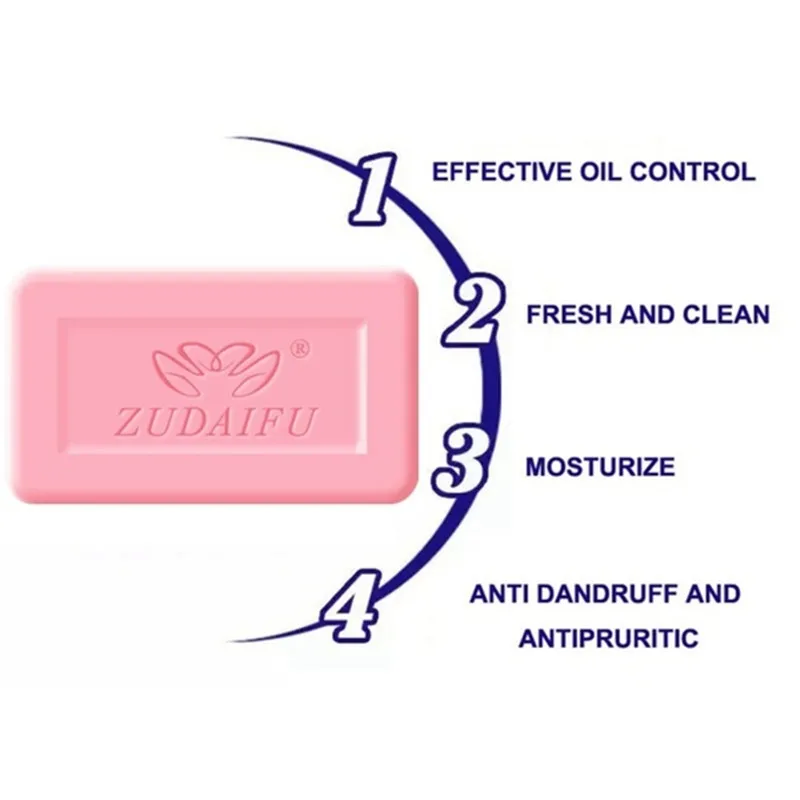 Sulfur Soap Anti-mites Anti-acne Body Cleansing Soap Skin Treatment Acne Psoriasis Seborrhea Eczema Anti Fungus Pink Color