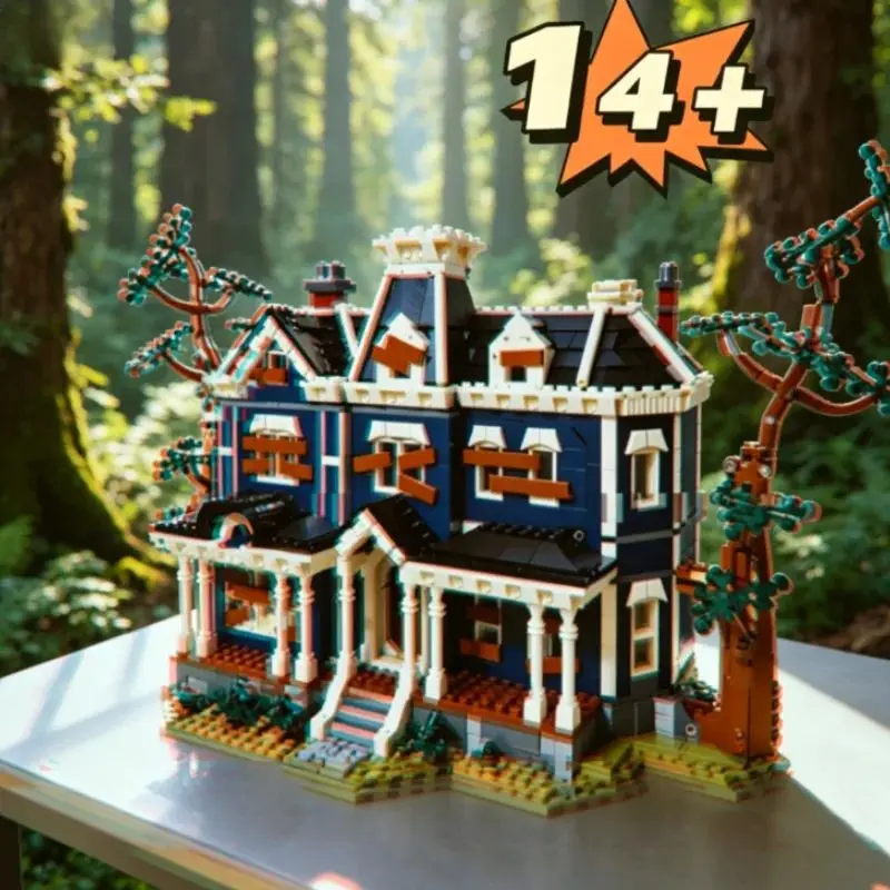 2026 Popular Movies 2593 Creel House Building Blocks, Model Sets, Toys, Adult Birthday Gifts