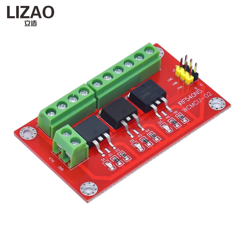 LIZAO 3-Way IRF540 MOS Tube Drive Module Field Effect Tube Large Current Electronic Building Blocks for Arduino