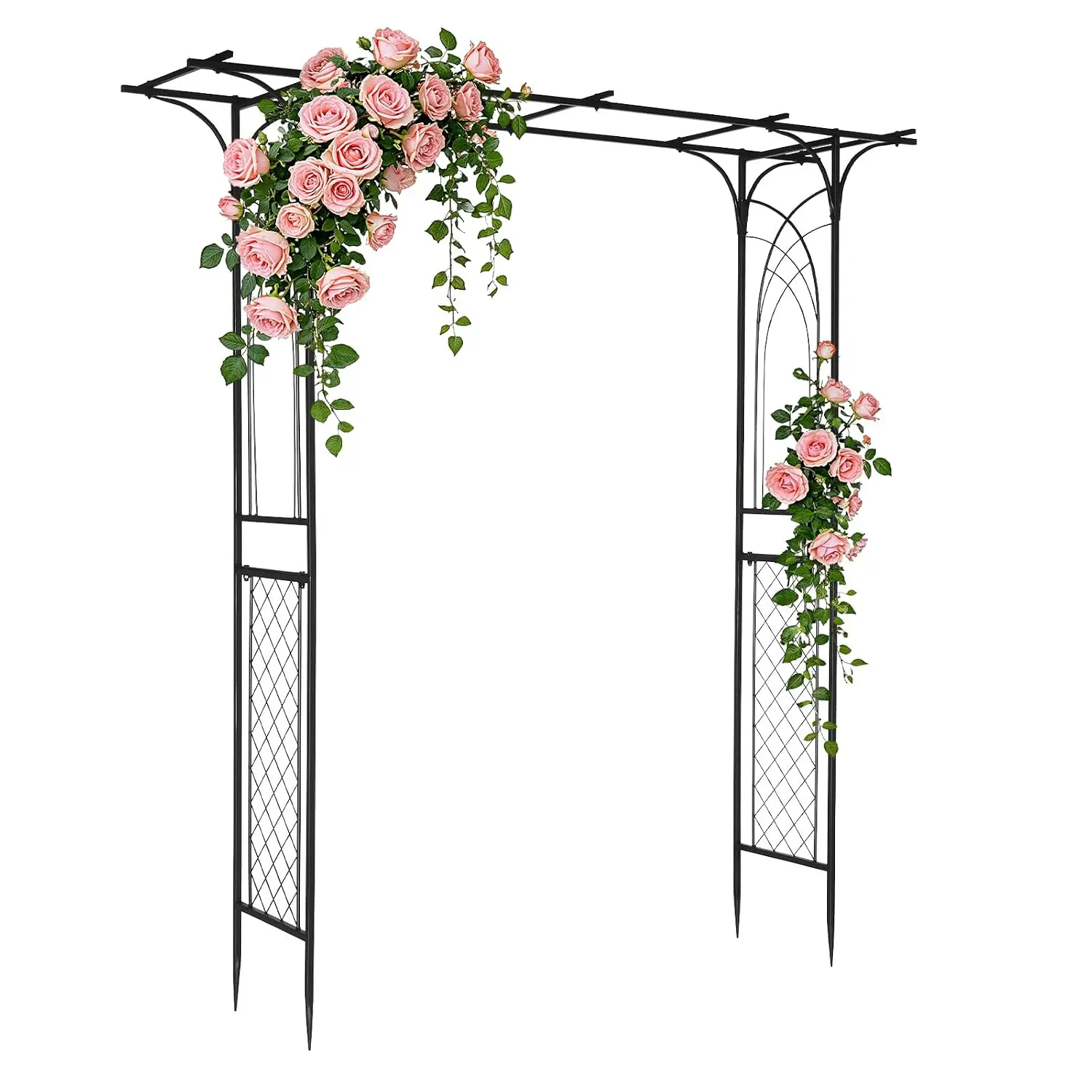 Garden Arbor, Arch for Wedding Ceremony Party, Christmas Garden Decor Steel Garden Trellis for Plant Climbing, Arch, Customized