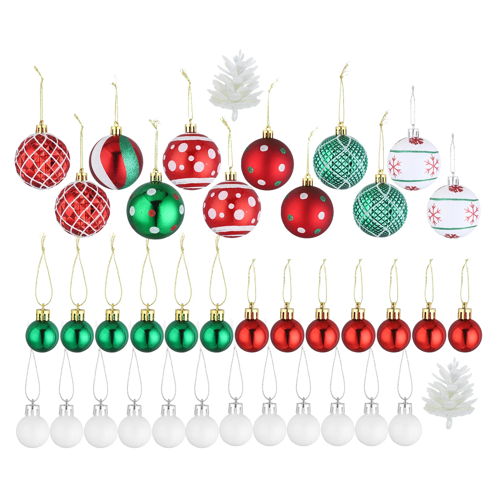 

42 Pcs Indoor Plastic Decorative Pendants Hanging Decors Decorations for Home Party Hangings