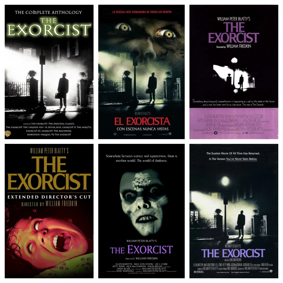 فيلم طارد الأرواح الشريرة (1973) ملصق يطبع الجدار ملصق ديكور المنزل مقهى الفن اللوحة #1